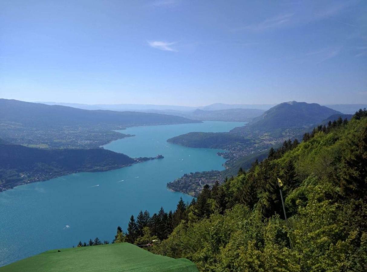 L Edelweiss Et Sa Piscine Lägenhet Albertville Exteriör bild